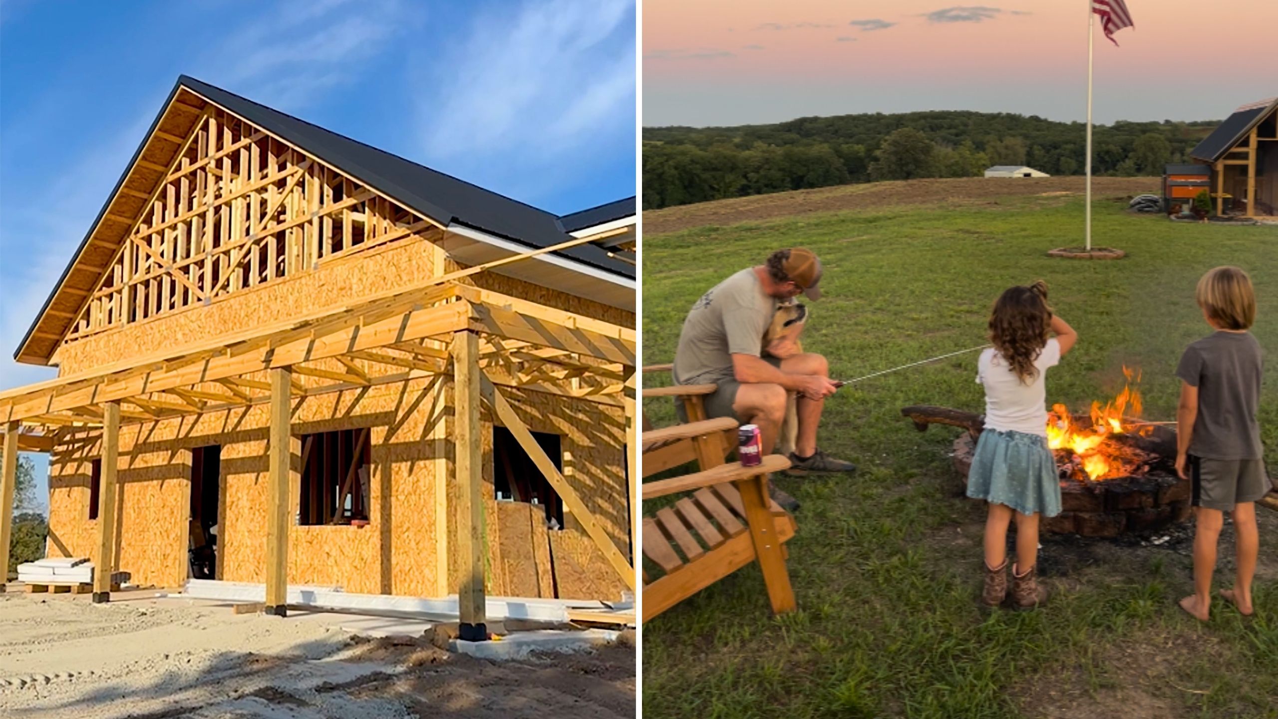 Military Family Ditch Suburban Life To Live Off-Grid On Farm