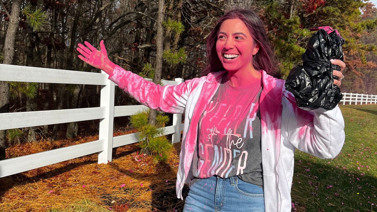 Aunt Accidentally Shoots Gender Reveal Cannon In Own Face