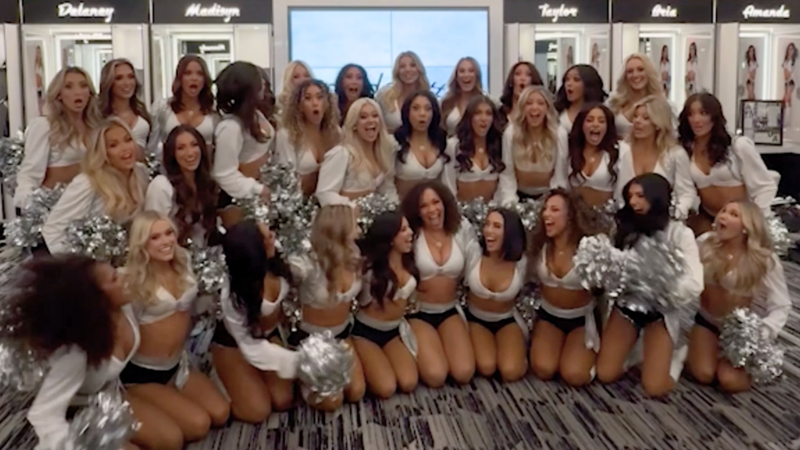 NFL Cheerleader Surprises 'Auntie' Squad With Pregnancy News