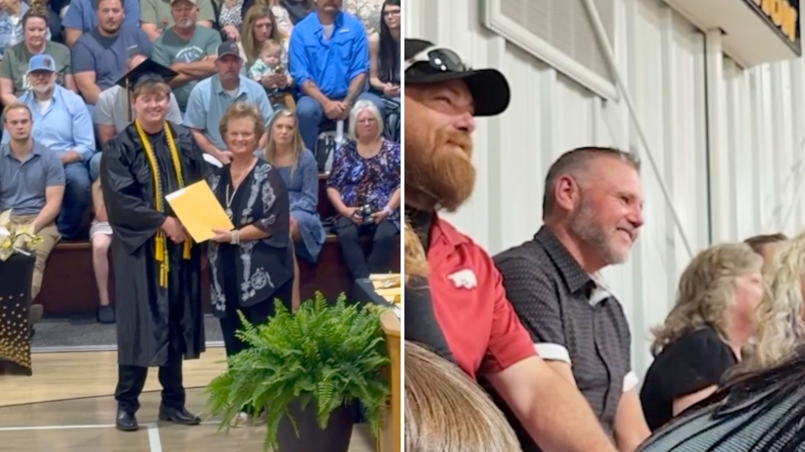 Teen Surprises Stepdad By Taking His Name To Cross Graduation Stage