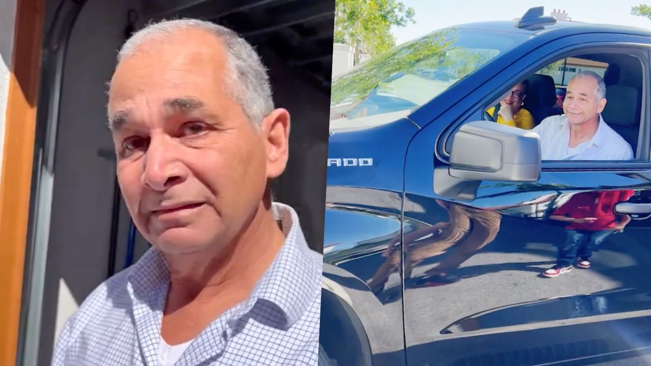 Dad Who Persisted With Truck With No AC In Florida Heat Surprised With New Vehicle By Kids