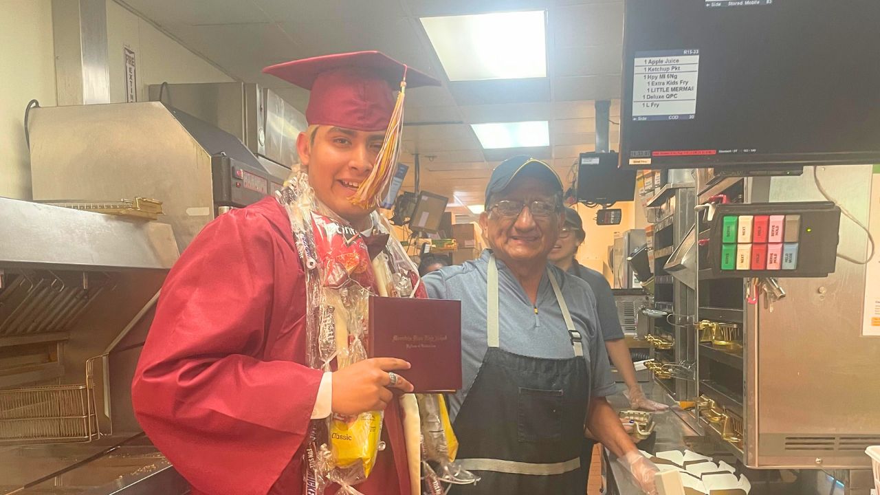 Appreciative Graduate Heads To McDonalds To Hug Grandpa Who Works There