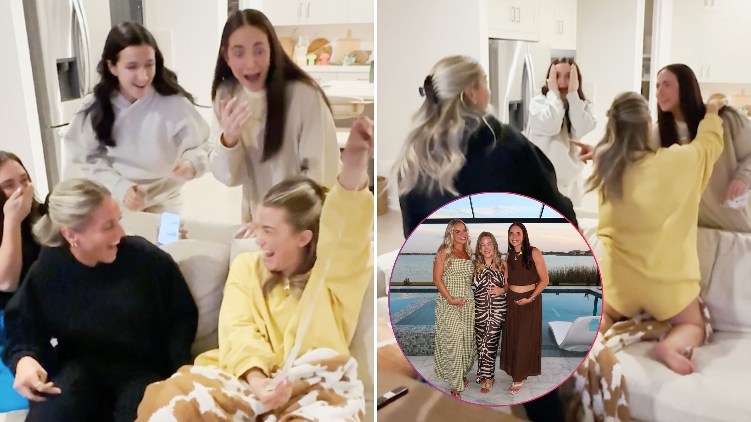 Friends Discover Multiple Pregnancies While On Girls' Trip