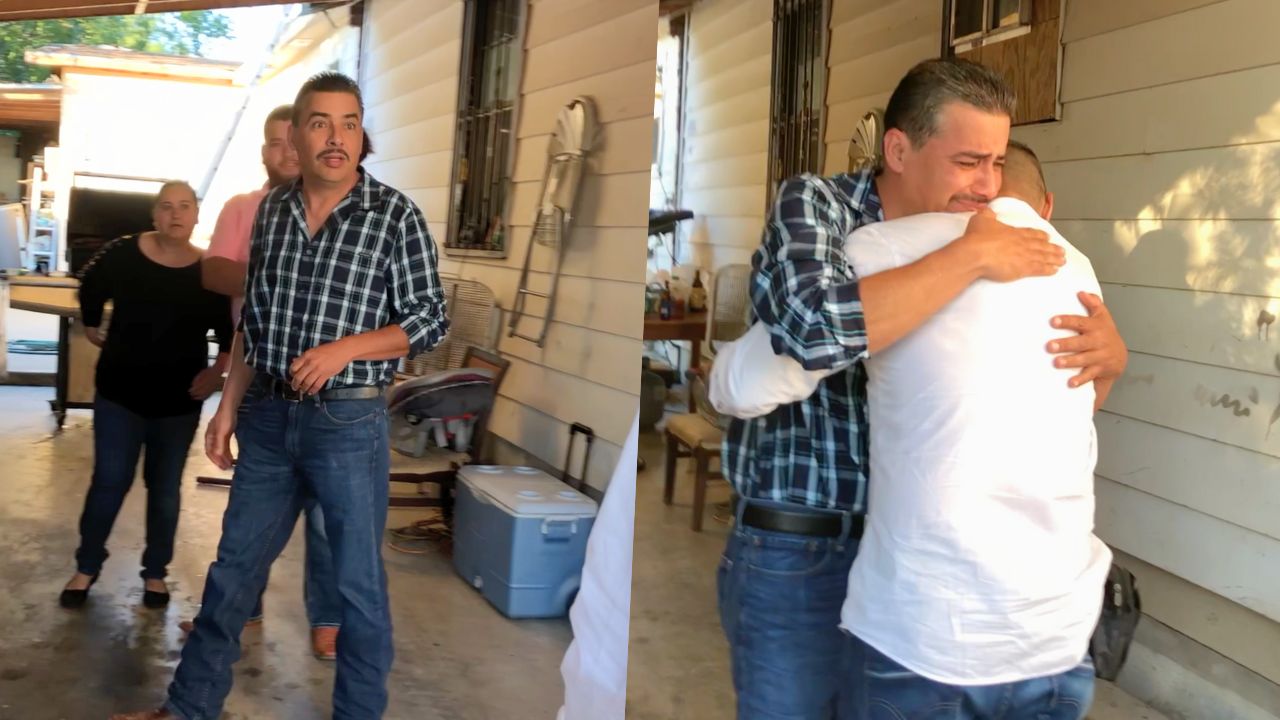 After 18 Years Apart Man Flies To US To Surprise Brother