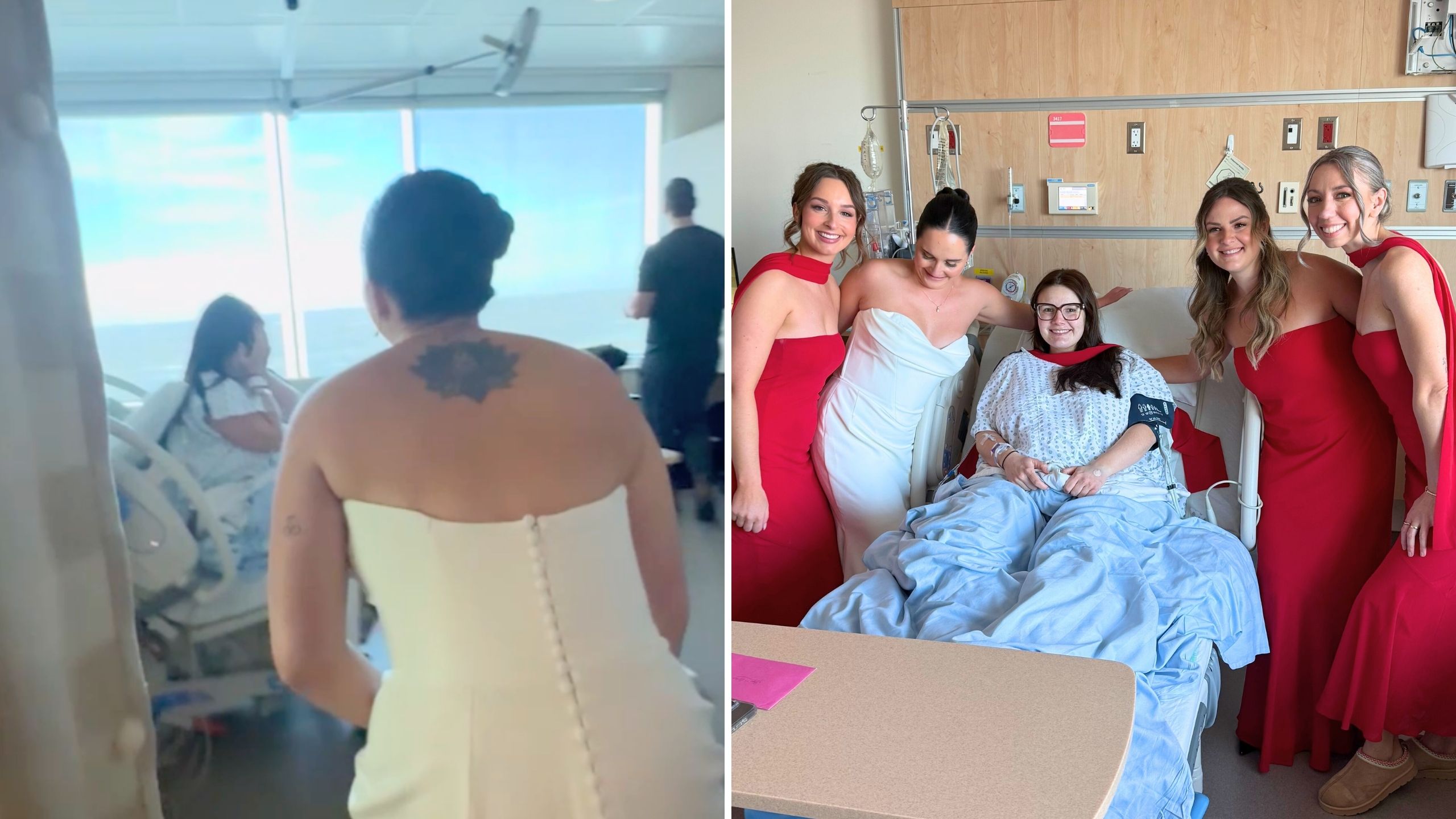 Wedding Party Surprise Maid Of Honor Who Went Into Labor On Big Day