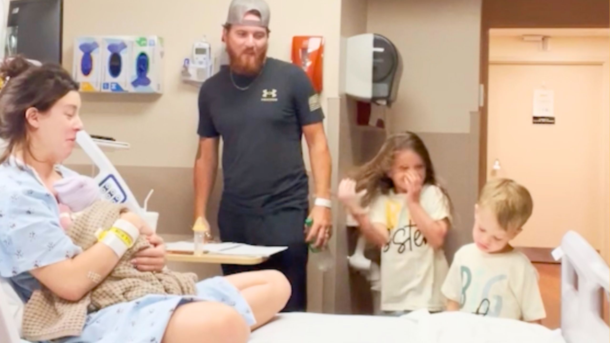 Boy Looks Devastated When He Discovers Newborn Sibling Is Another Sister