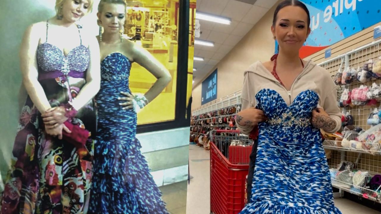 Costume Designer Finds Prom Dress In Thrift Store 14 Years Later And Repurposes Into Work Of Art