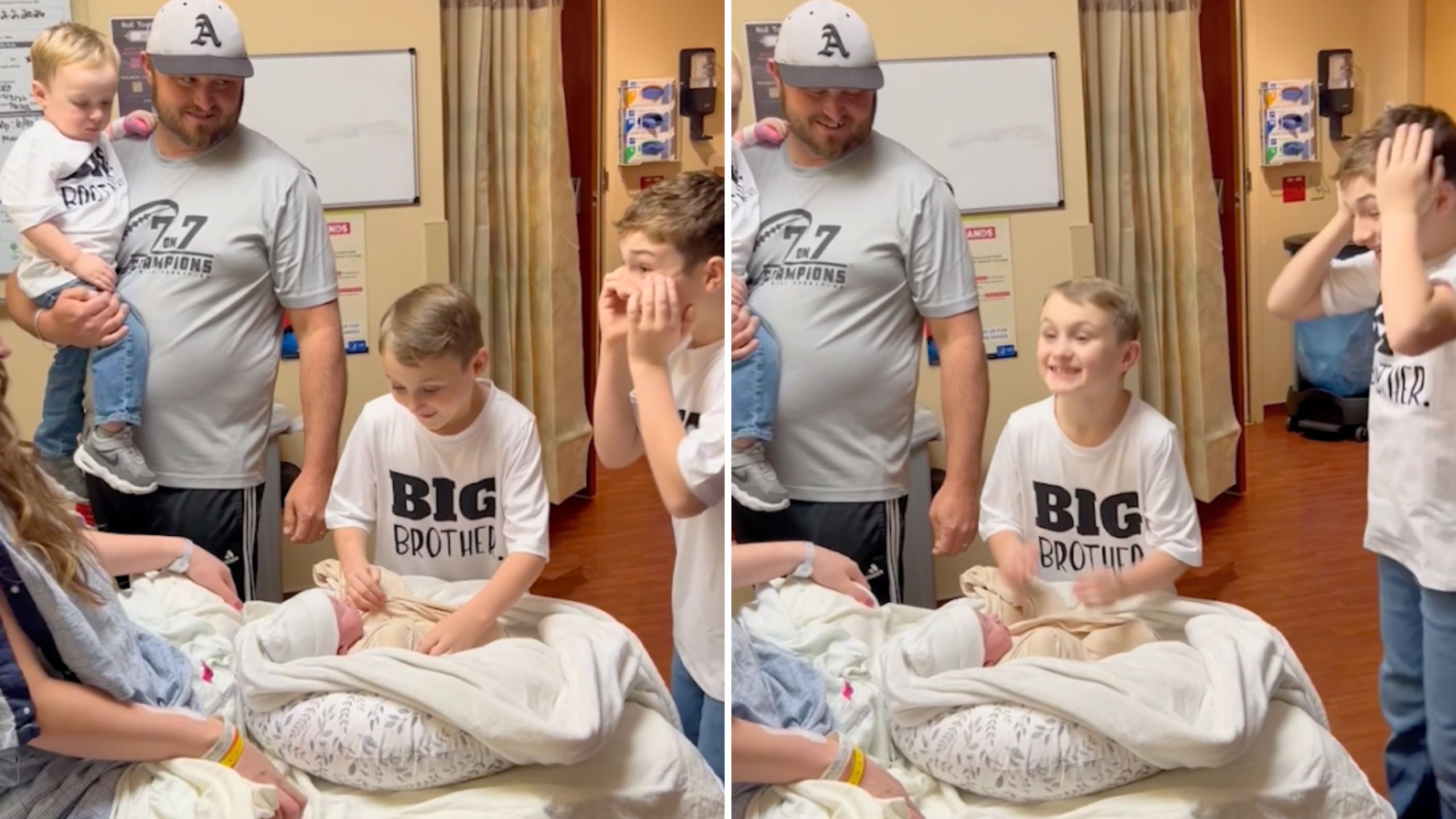 Three Brothers React To Discovering If Baby Sibling Is Sister They Dreamed Of
