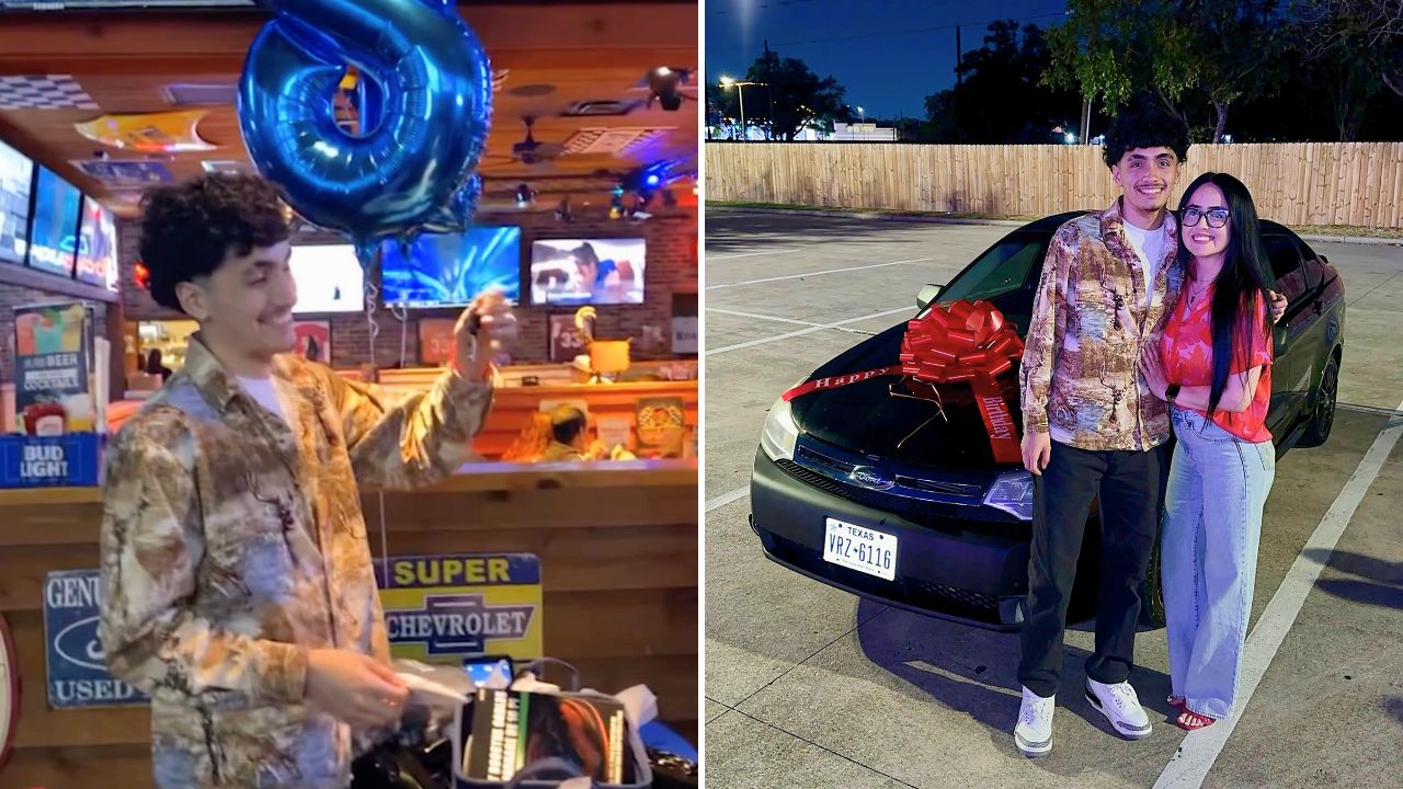 Single Mom Who Drove Son To School Every Day Cries When She Surprises Him With First-Ever Car