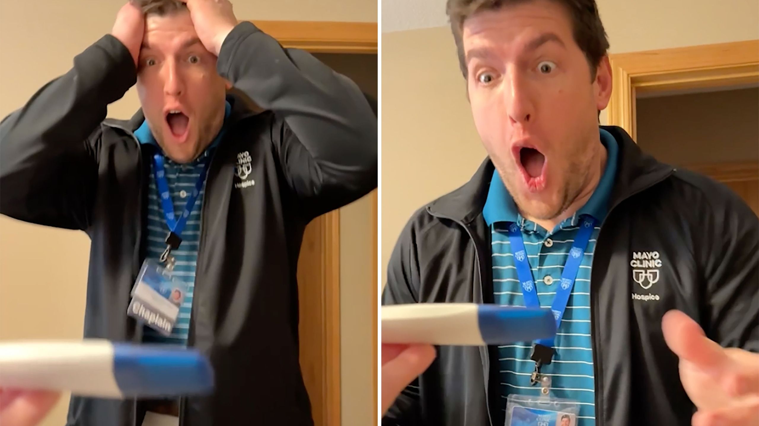 After Fertility Problems With Previous Kids Husband Jumps For Joy At Wife's Natural Pregnancy News