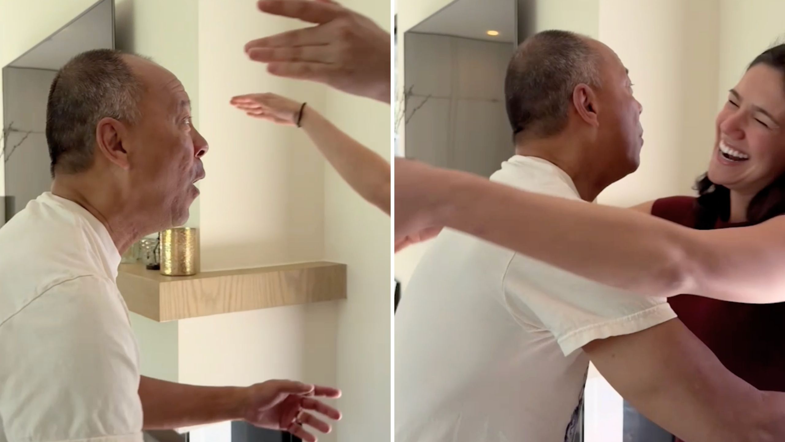 Wholesome Dad Can't Contain Excitement When Daughter Makes Father-Daughter Dance