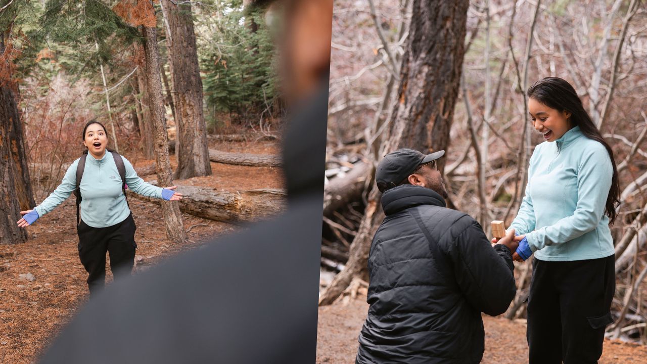 Girl Recognizes Photographer But Not Boyfriend Who Flew Across Country To Propose