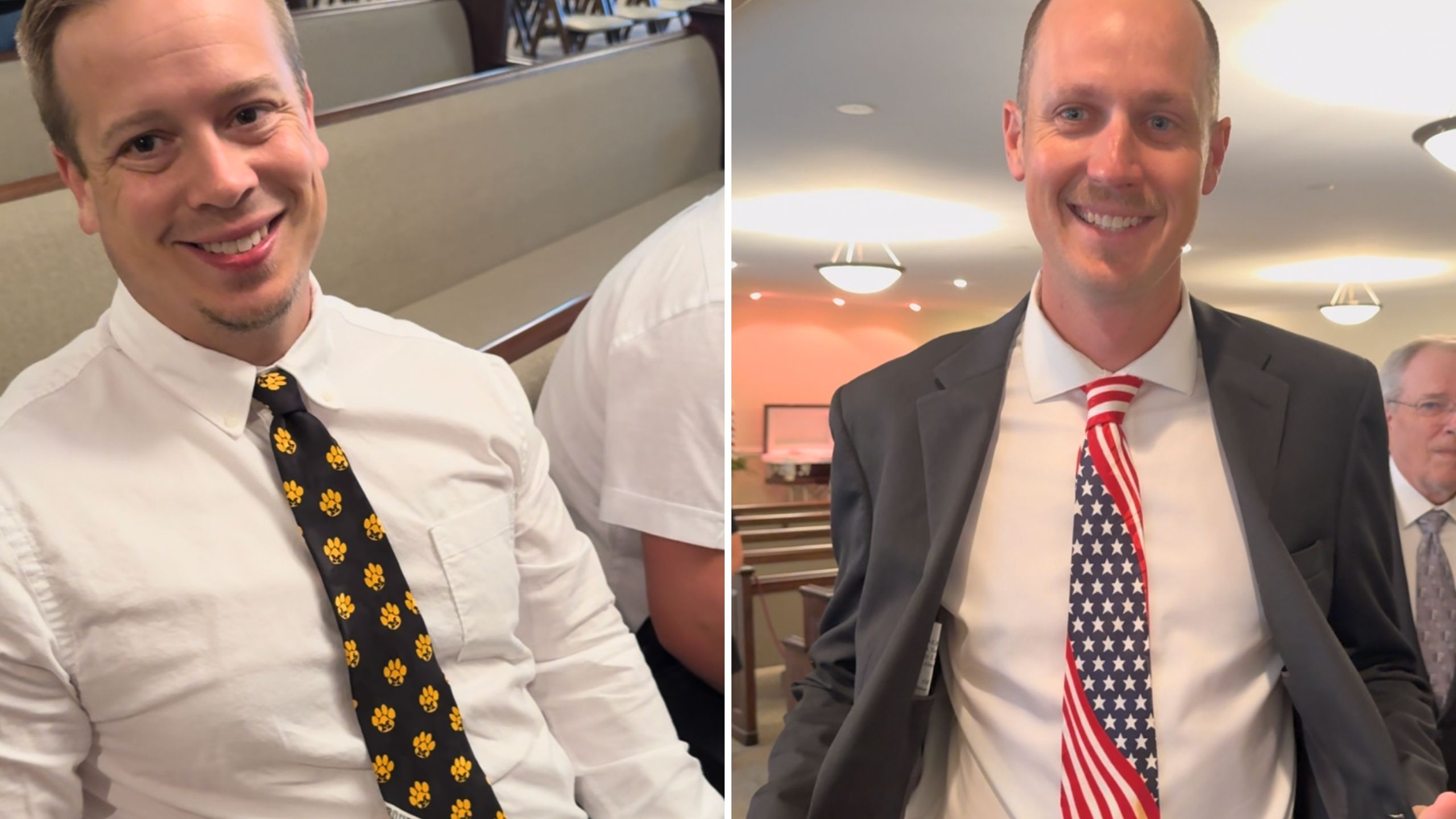 Family Honor Beloved Late Grandpa By Wearing His Ties To Funeral
