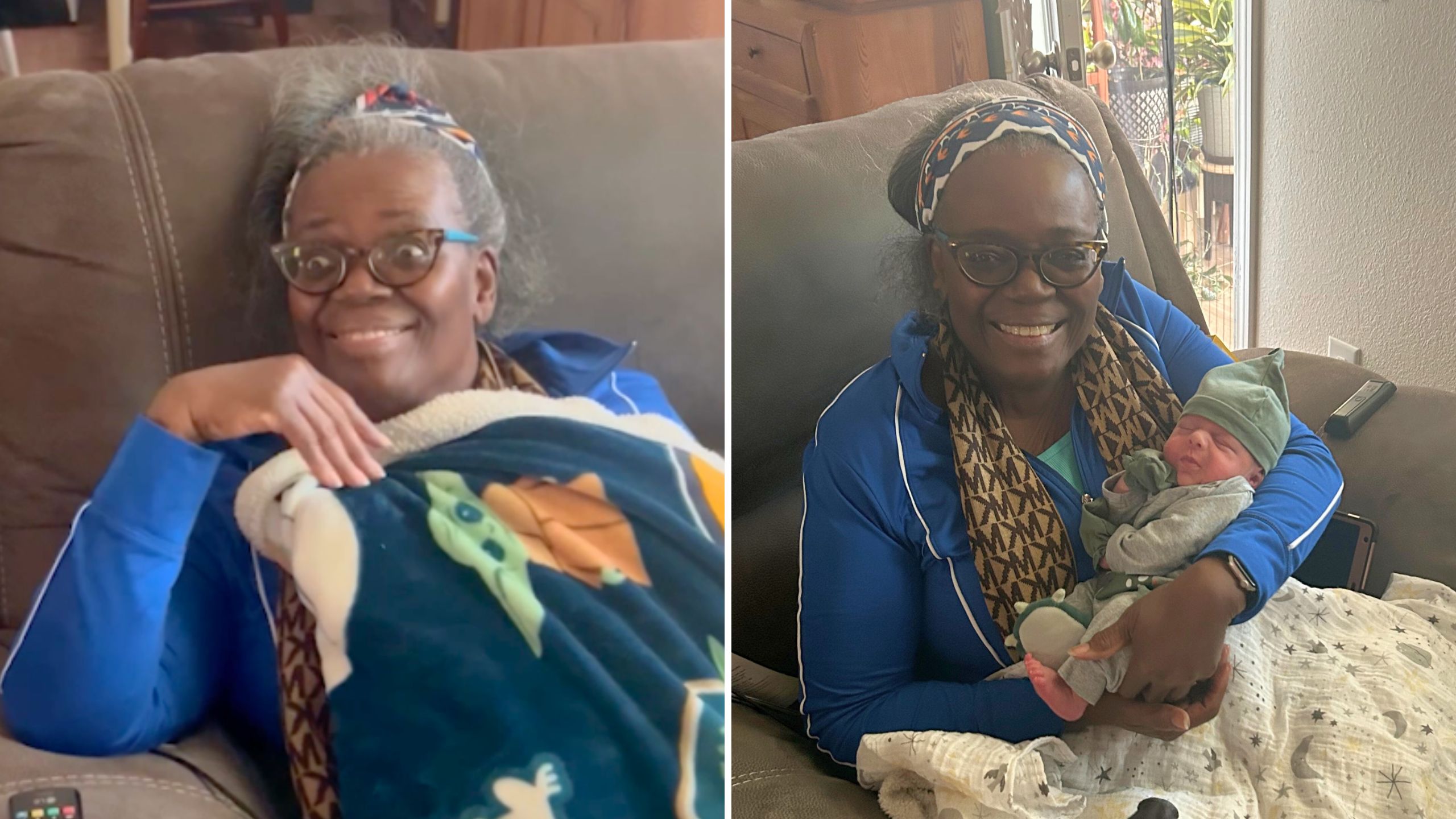 Grandma Battling Cancer Surprised With Grandson Home From NICU