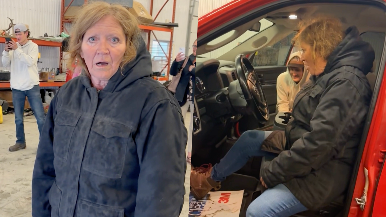 Son Surprises Mom With Much-Needed Truck After Year Apart