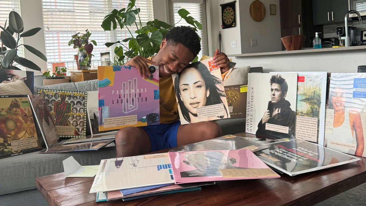 Music-Loving Husband Surprised With 30 Vinyl Records For 30th Birthday