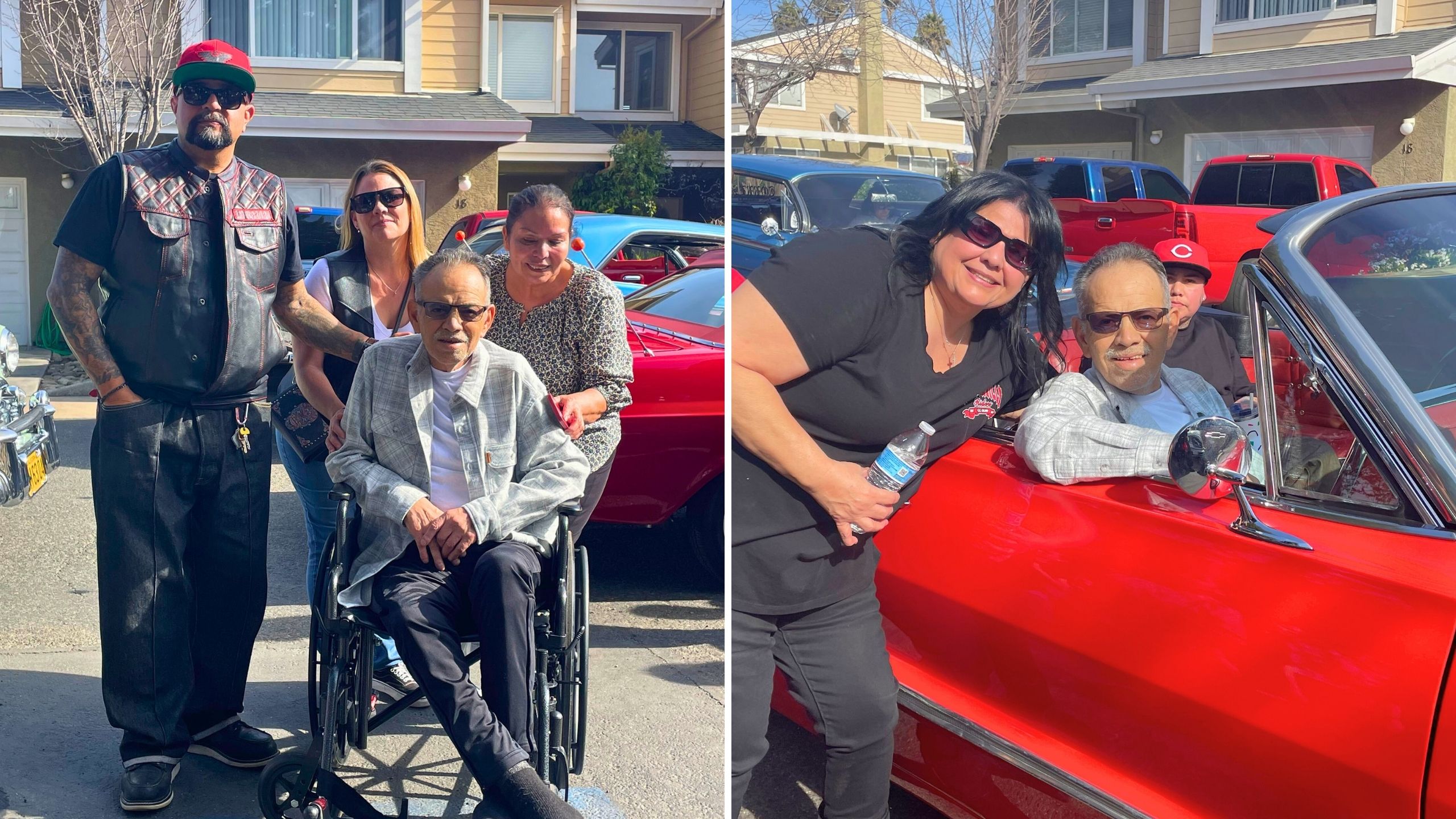Terminally Ill Dad Surprised With Emotional Driveway Car Show