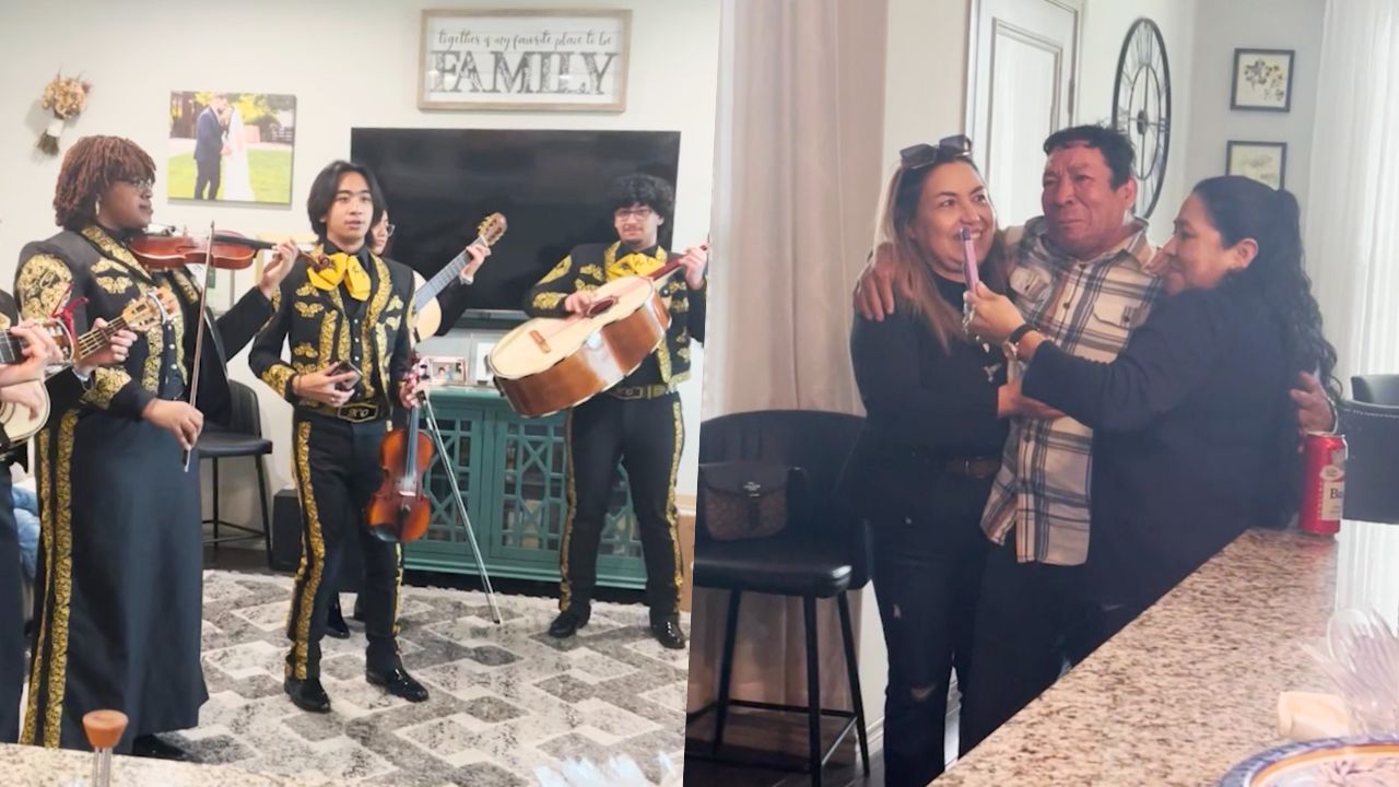 Teen Brings Grandpa To Tears When He Hires School's Mariachi Band To Play Their Song