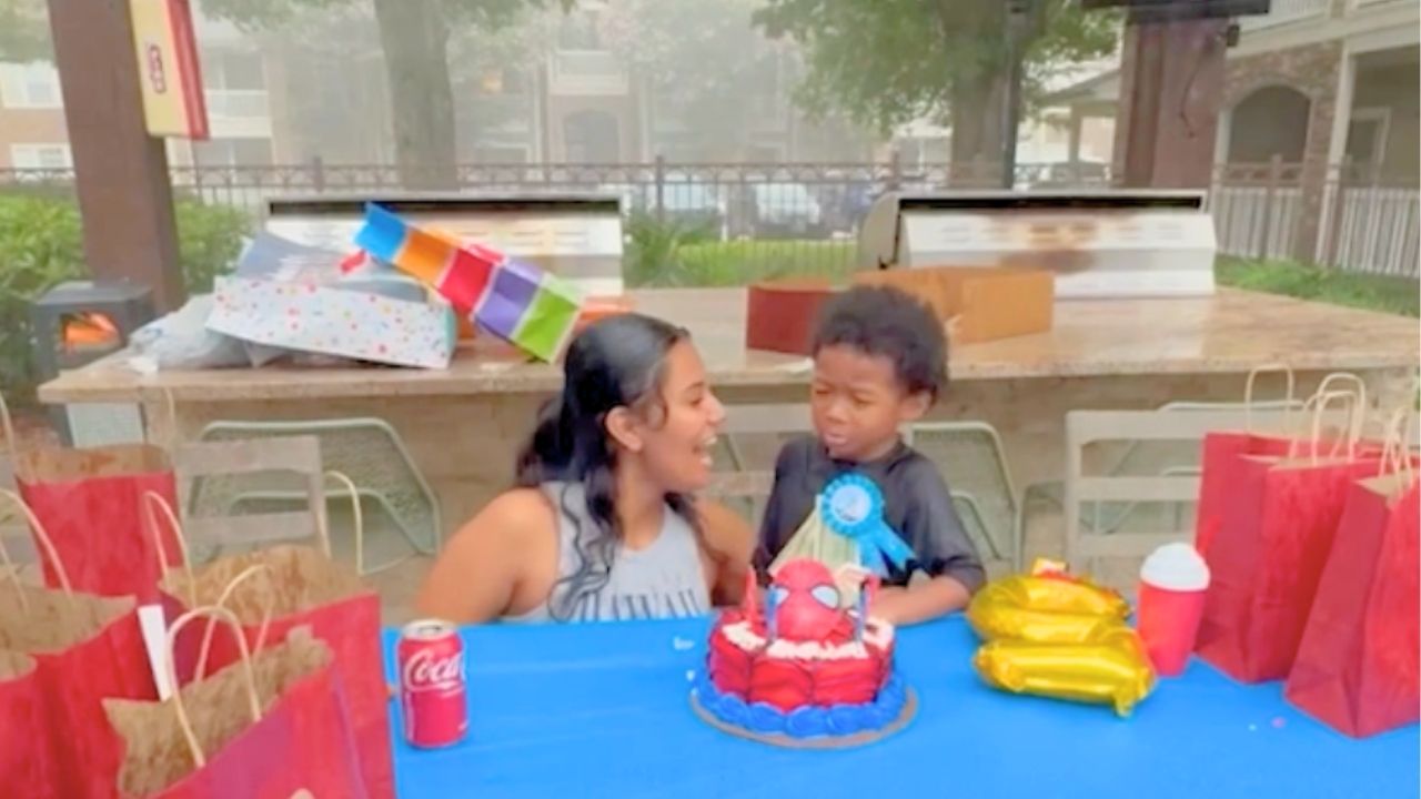 Boy's Washed Out Birthday Party With Five Guests Goes Viral
