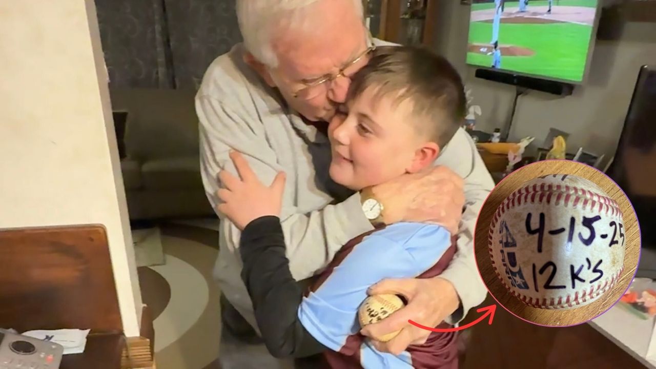Boy Whose Love Of Baseball Was Inspired By Great Grandpa Surprises Him With First-Ever Game Ball
