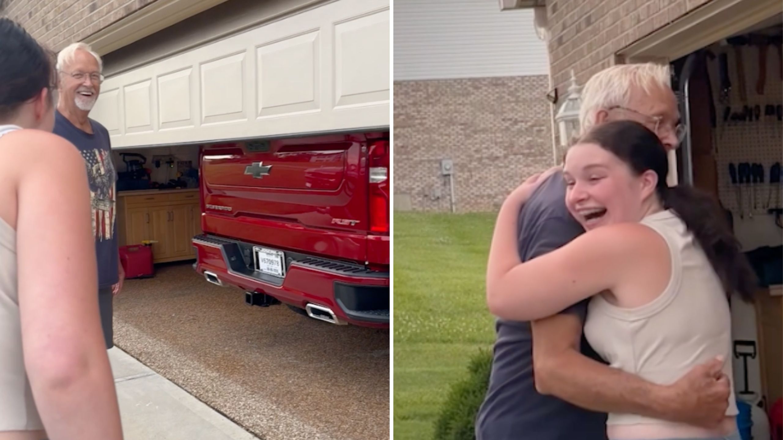 Teen Who Always Dreamed Of Owning Grandpa's Truck Cries When She's Surprised With It