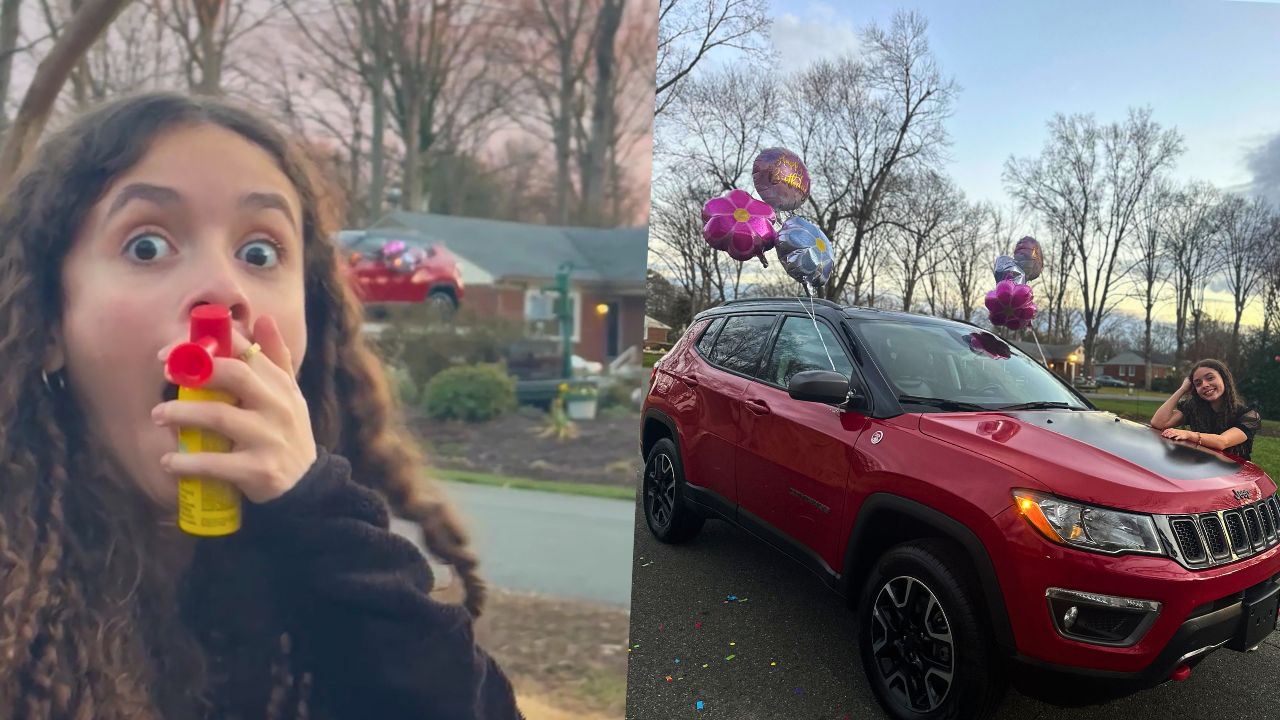 Teen Asked To Make A Wish And Blow Horn Surprised With New Car