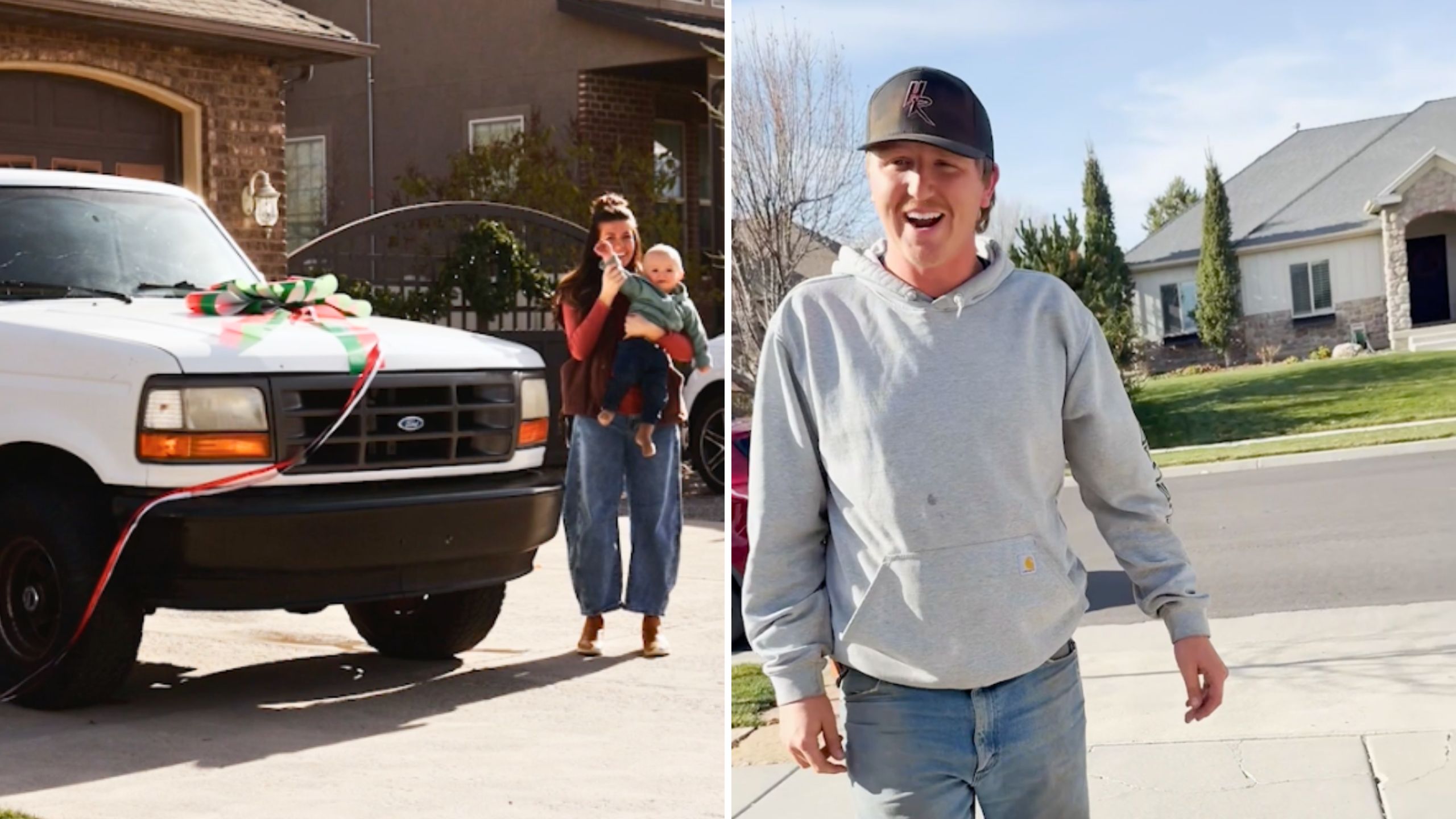 Wife Surprises Husband By Buying Back First Truck To Make Memories With Their Son