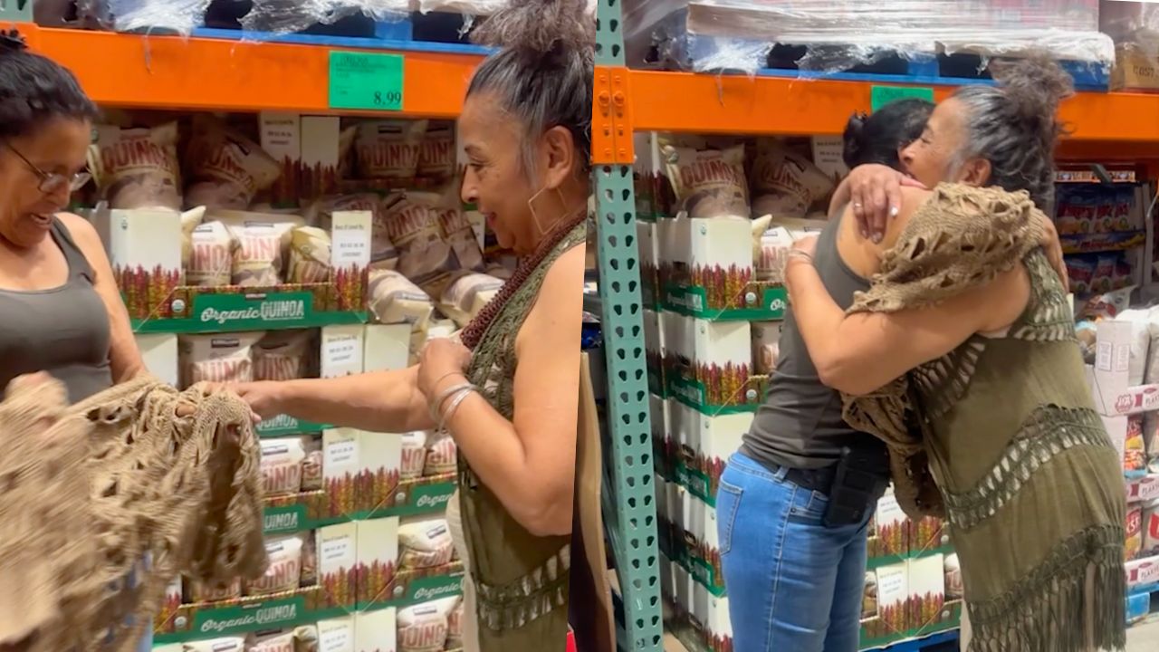 Strangers Who Like Each Other's Blouses Swap Them In Costco