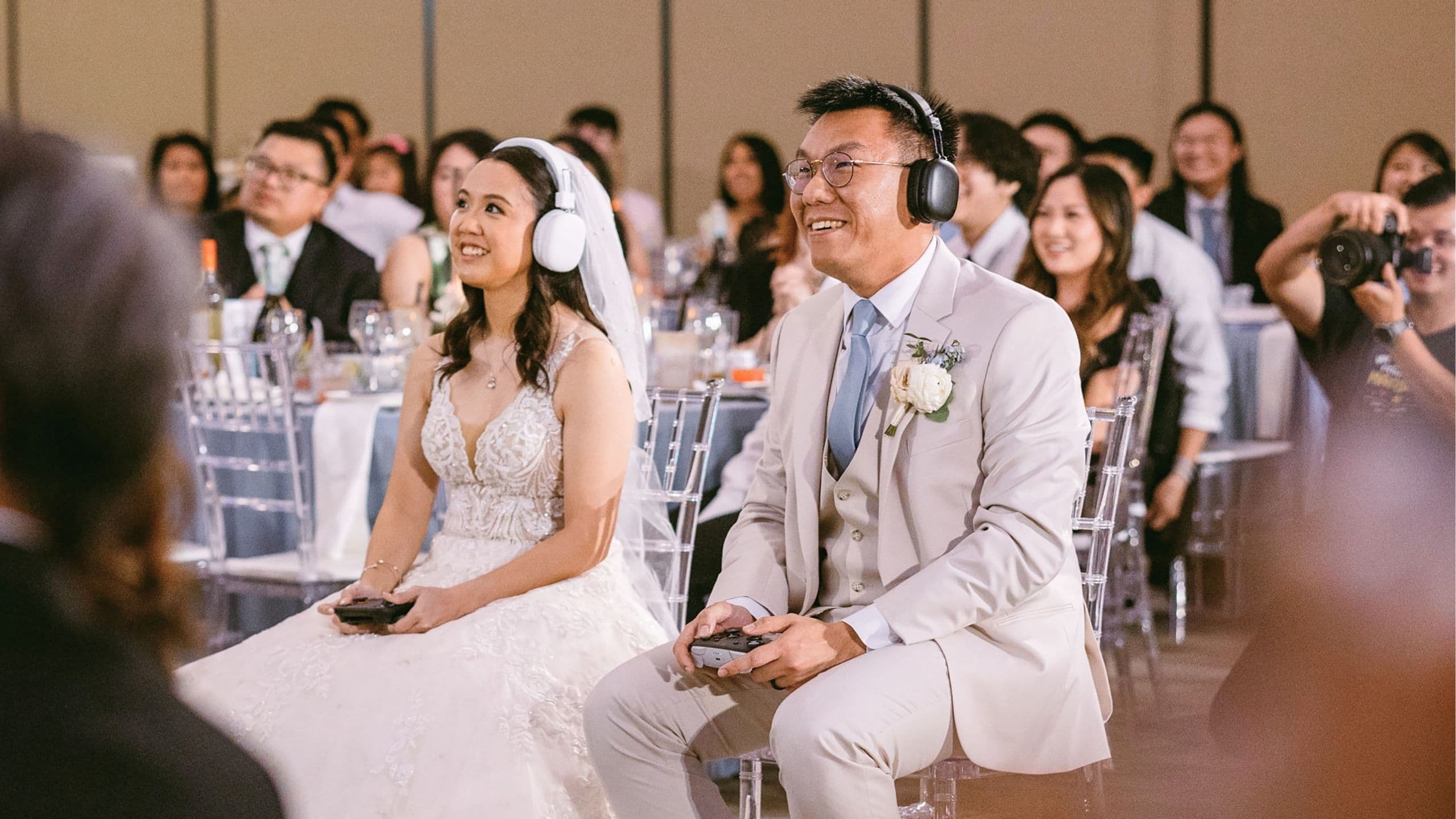 Couple Host Gaming-Themed Wedding With First Mario Kart Race As Newlyweds